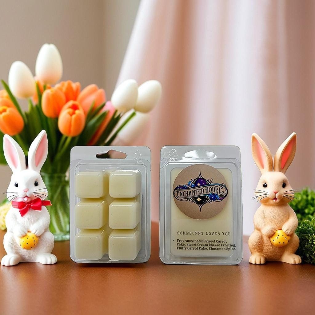 Somebunny Loves You Carrot Cake Wax Melts | Sweet Carrot Cake, Creamy Frosting, Warm Spices | Bath and Body Works | Enchanted Hour Co.