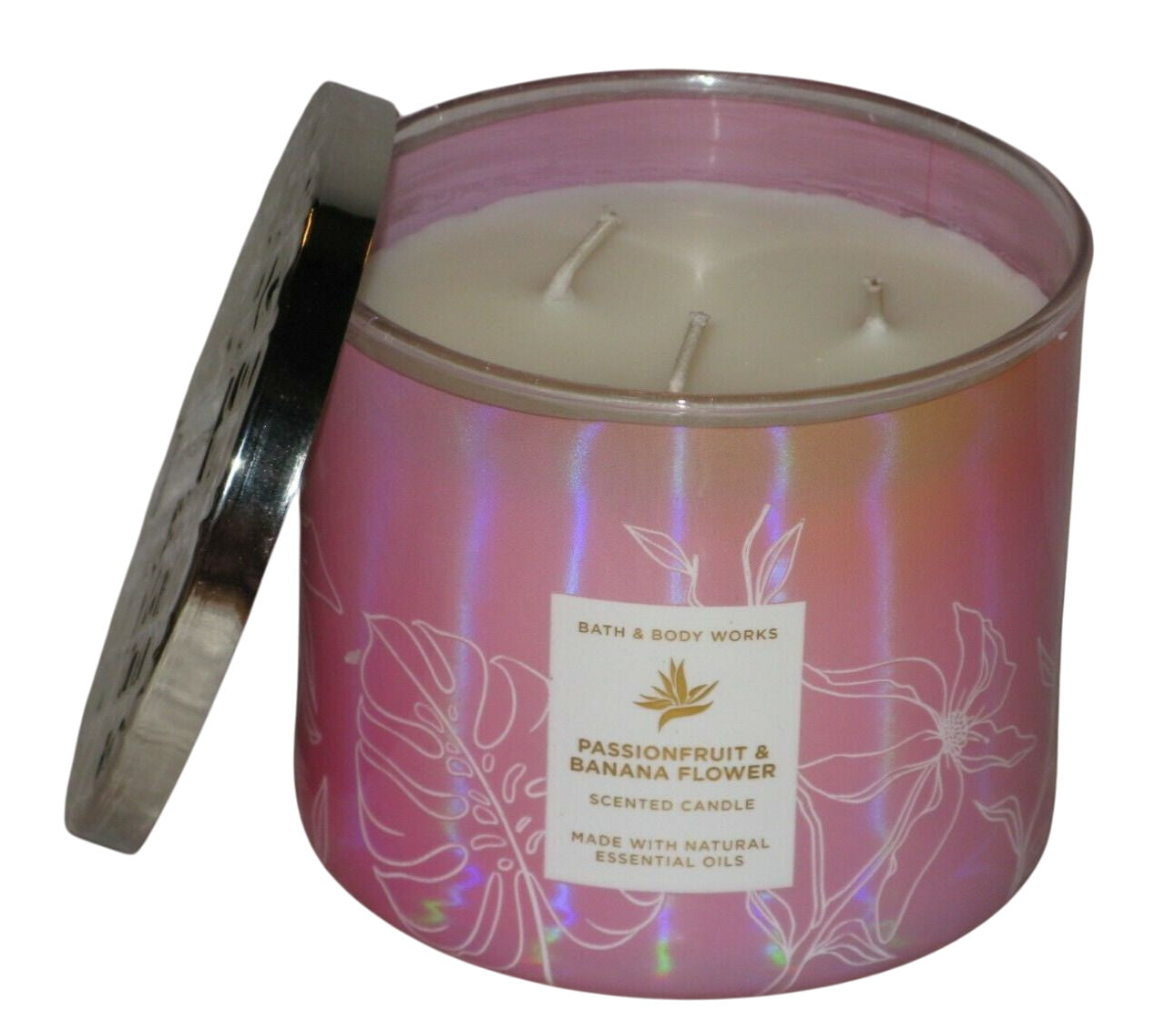 Passionfruit & Banana Flower Scented 3-Wicked Candle