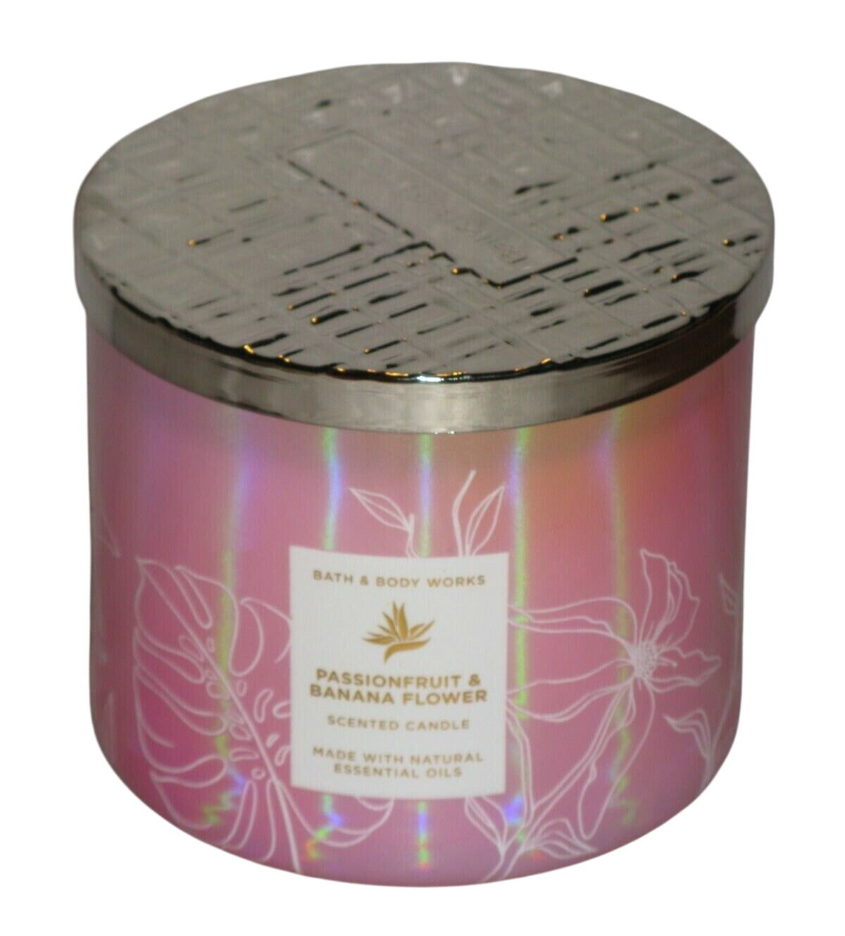Passionfruit & Banana Flower Scented 3-Wicked Candle
