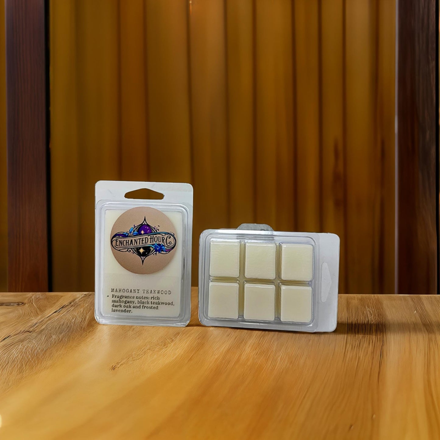 Mahogany Teakwood Wax Melts | Bath and Body Works Wax Melts | Warm Woods & Clean Cologne Scent | Enchanted Hour Co.