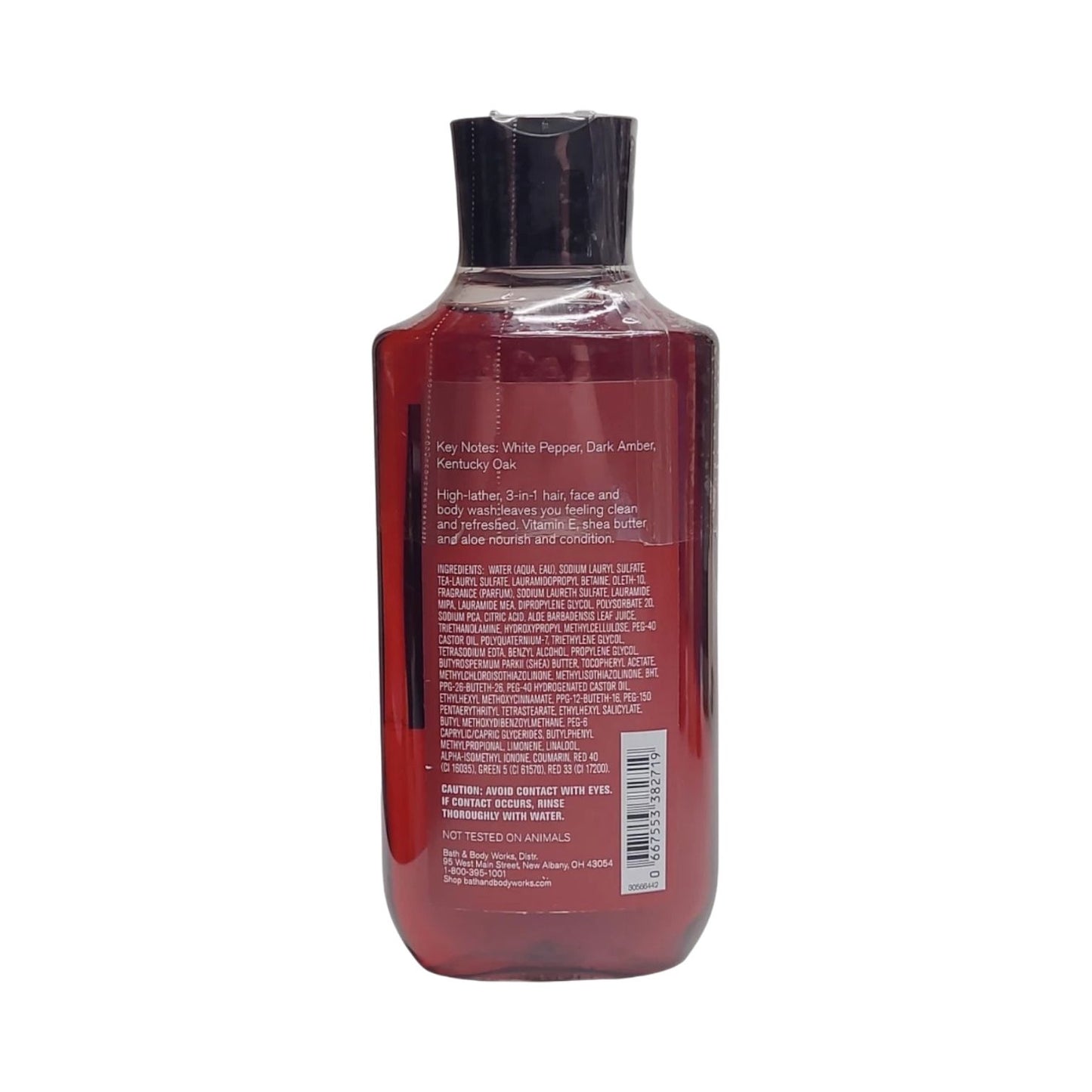 Bath and Body Works Bourbon 2-in-1 Hair & Body Wash (Men's Collection) 10 FL OZ / 295 mL