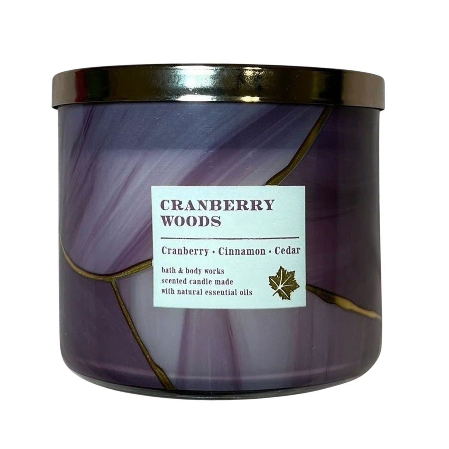 Cranberry Woods Scented 3-Wick Candle
