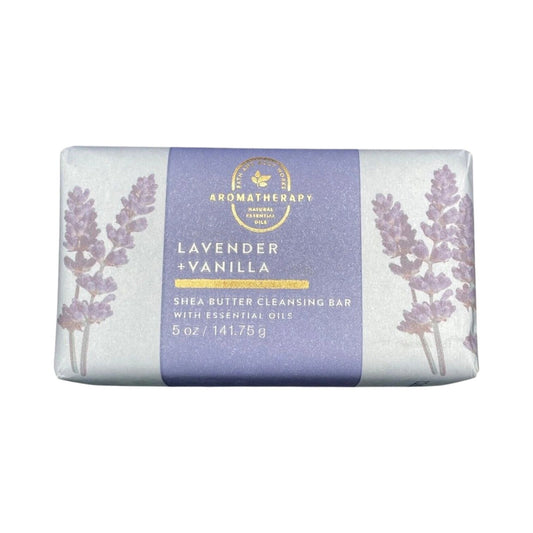 Lavender + Vanilla Shea Butter Cleansing Bar Soap