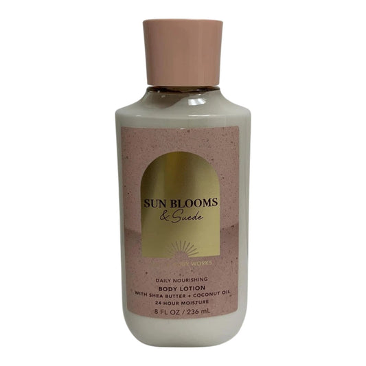 Bath and Body Works Sun Blooms & Suede Body Lotion (8 FL OZ / 236 mL)