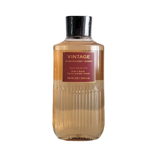 Vintage 3-In-1 Hair Face & Body Wash (Men's Collection)