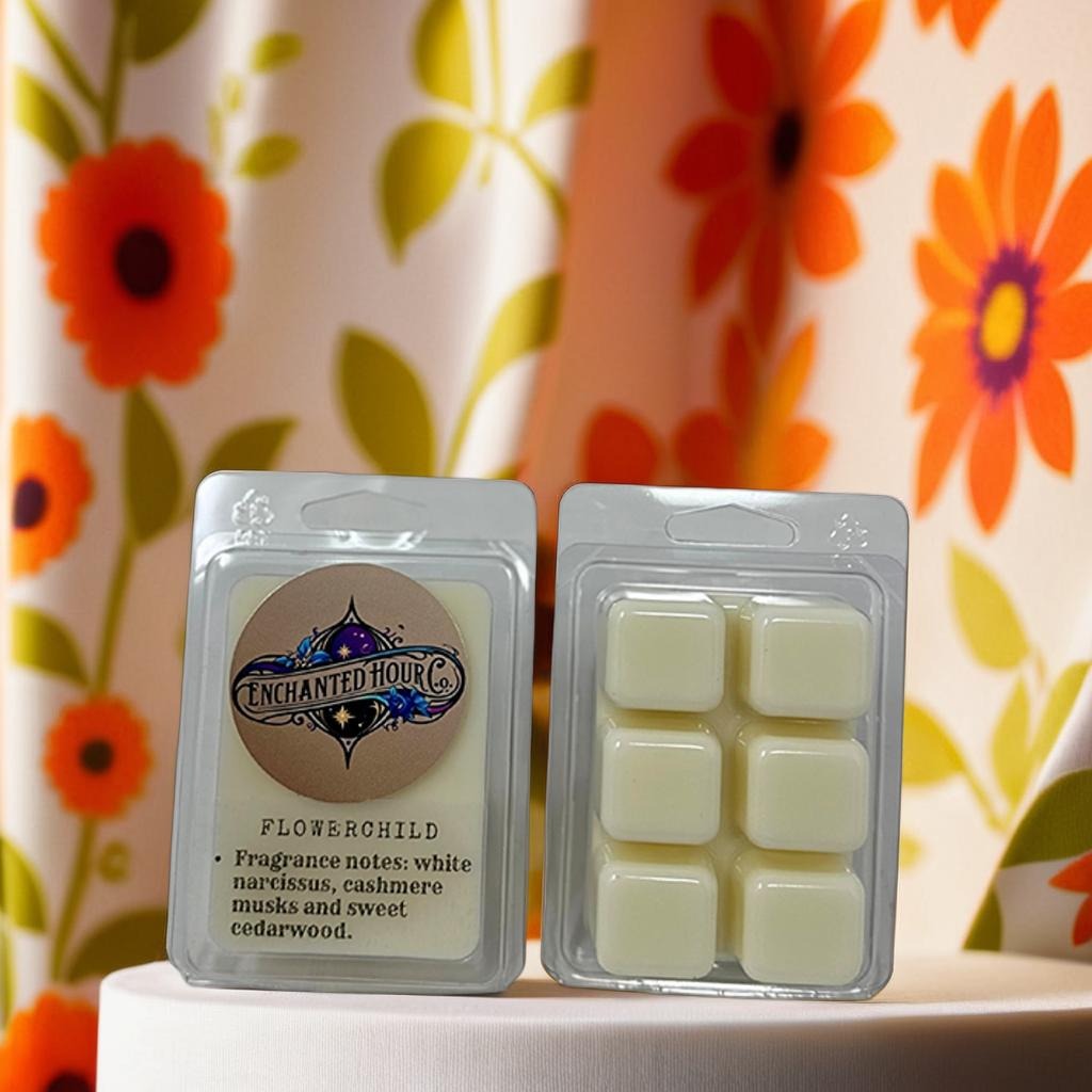 Flowerchild Wax Melts | Bath & Body Works | White Narcissus, Cedarwood, Cashmere Musk Scent | Enchanted Hour Co
