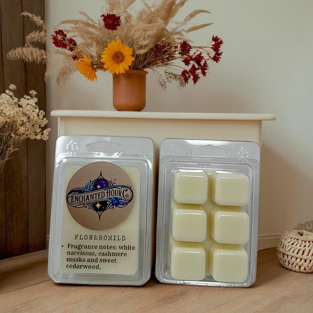 Flowerchild Wax Melts | Bath & Body Works | White Narcissus, Cedarwood, Cashmere Musk Scent | Enchanted Hour Co