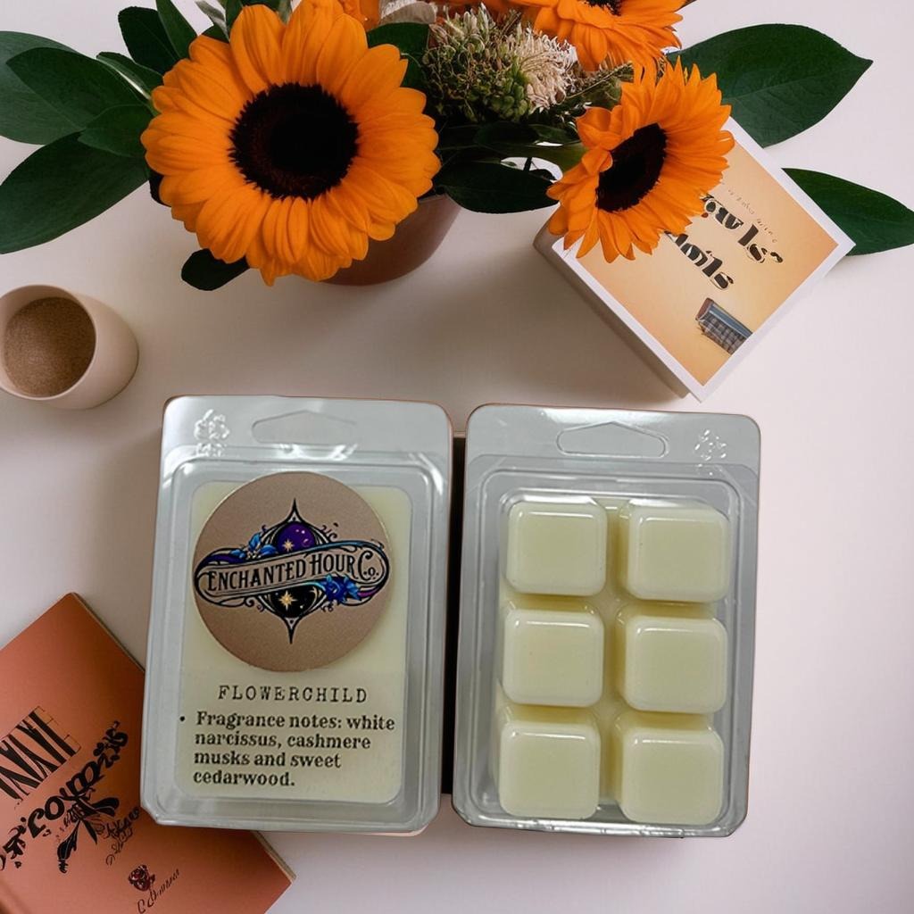 Flowerchild Wax Melts | Bath & Body Works | White Narcissus, Cedarwood, Cashmere Musk Scent | Enchanted Hour Co