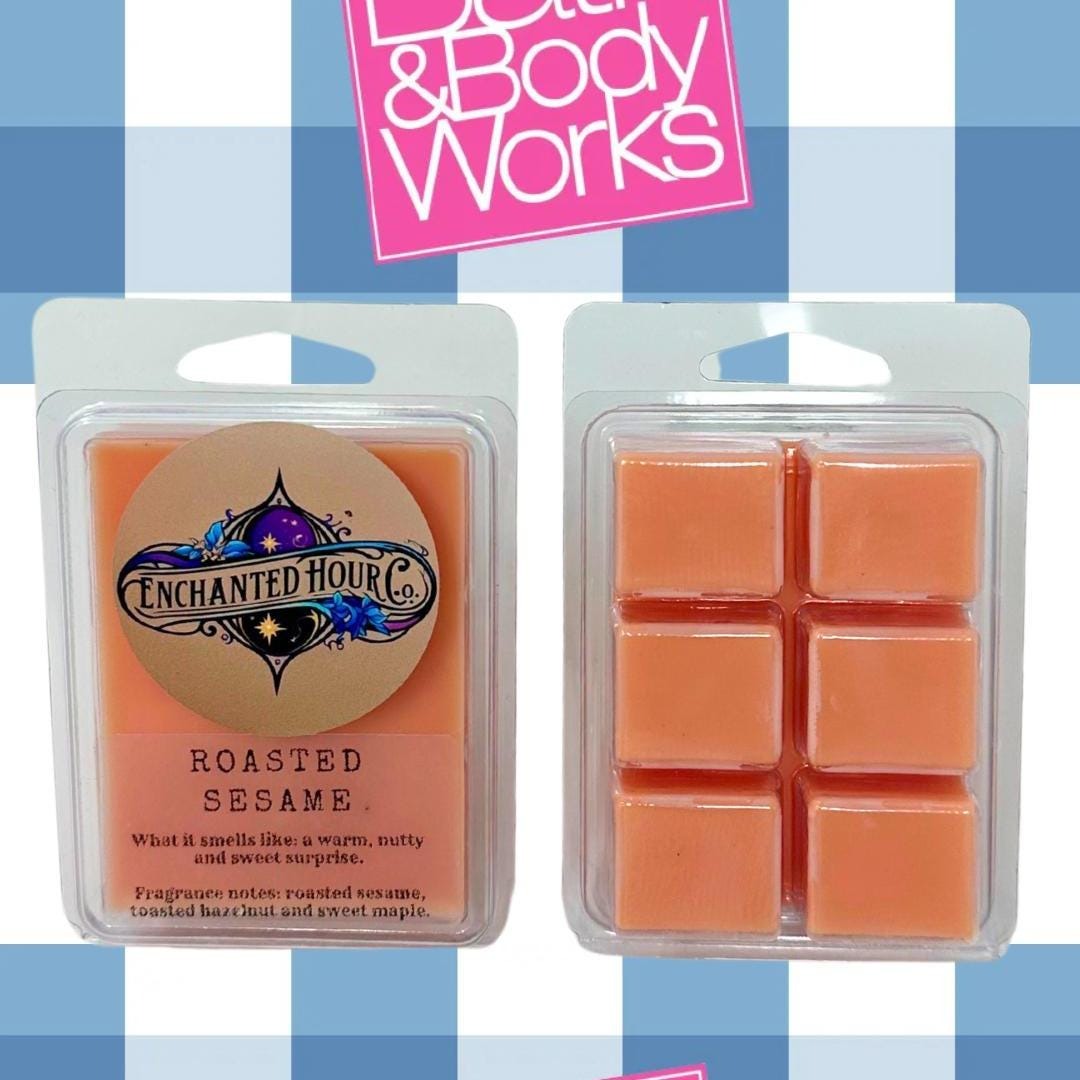 Roasted Sesame Wax Melts | Bath and Body Works Wax Melts | Cozy, Nutty Aroma | Enchanted Hour Co