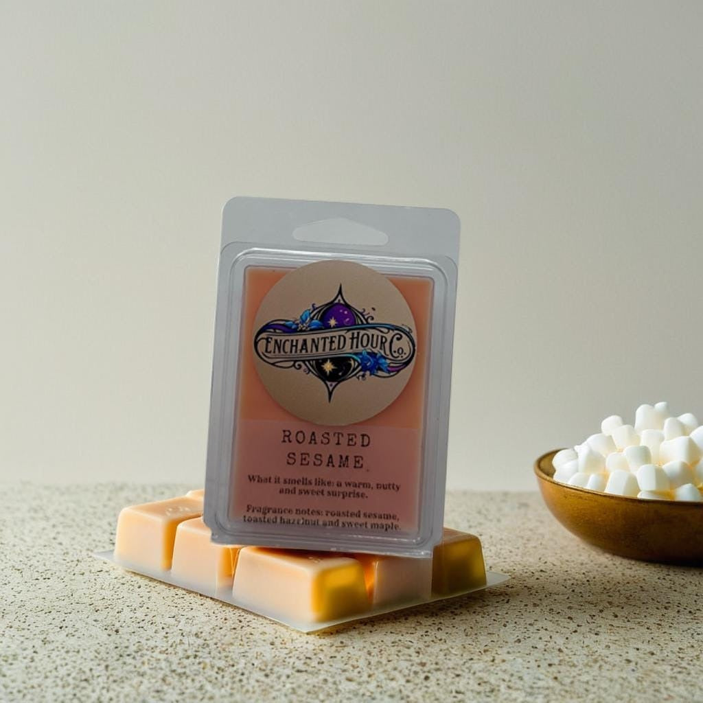 Roasted Sesame Wax Melts | Bath and Body Works Wax Melts | Cozy, Nutty Aroma | Enchanted Hour Co