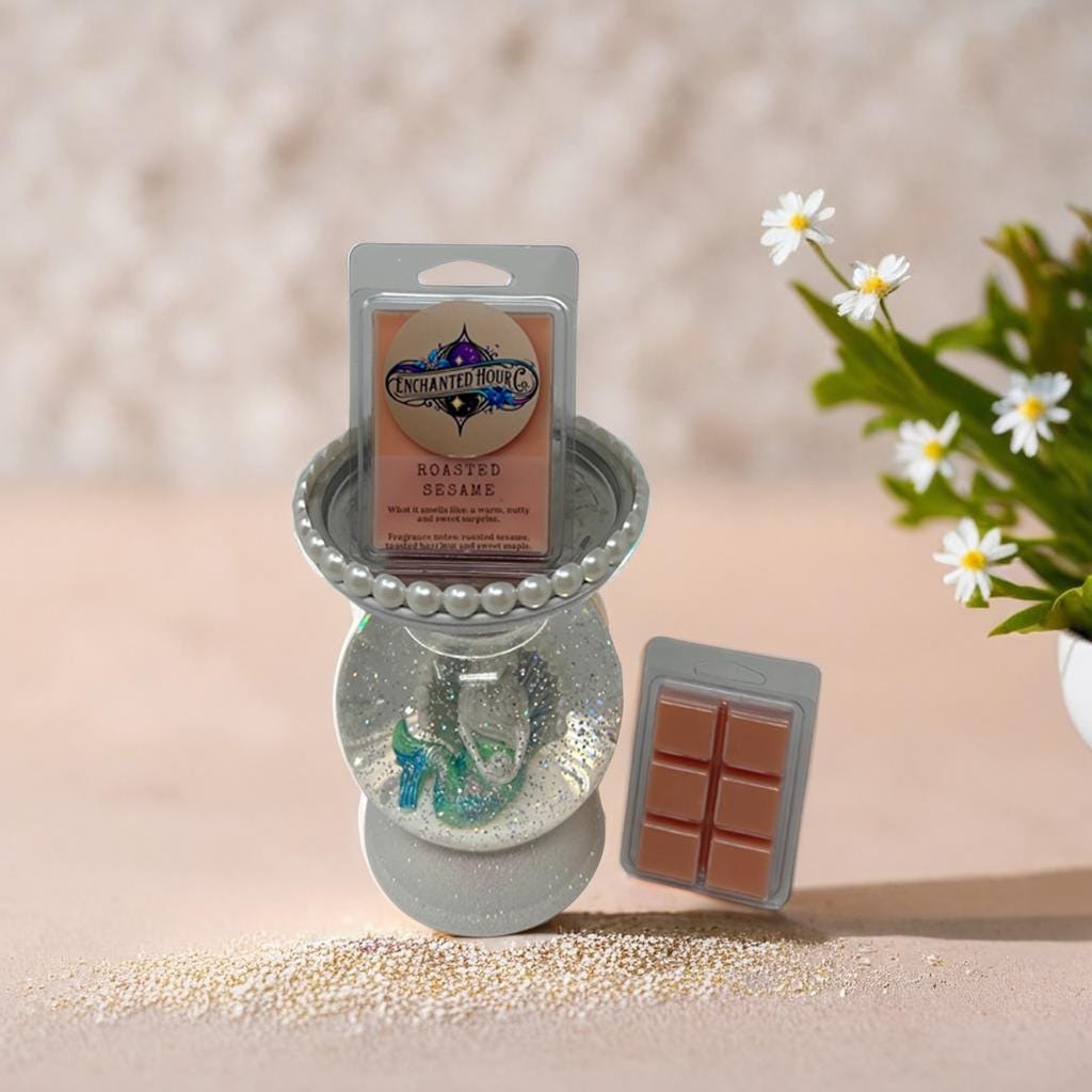 Roasted Sesame Wax Melts | Bath and Body Works Wax Melts | Cozy, Nutty Aroma | Enchanted Hour Co
