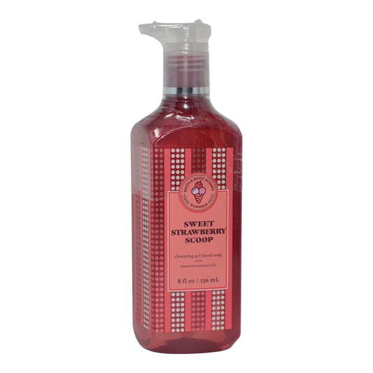 Sweet Strawberry Scoop Cleansing Gel Hand Soap