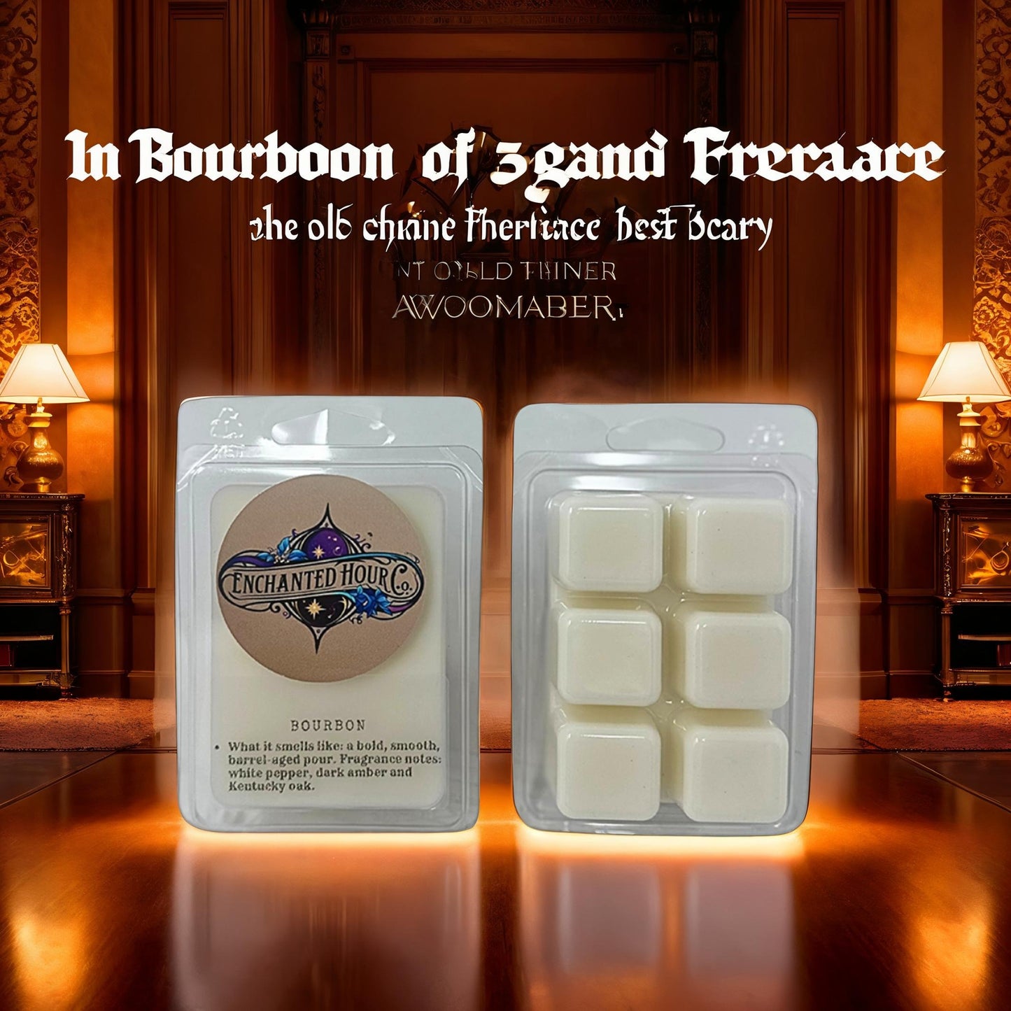 Bourbon Wax Melts | Warm Oak, Aged Bourbon, Smooth Vanilla | Bath and Body Works | Enchanted Hour Co