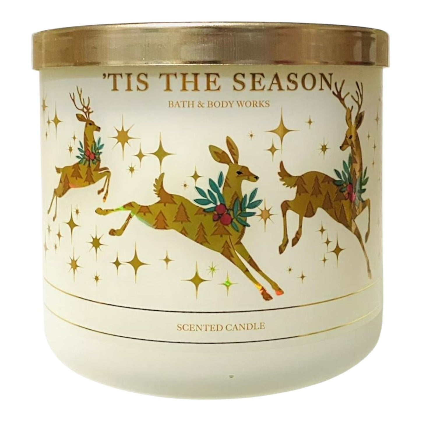 Tis The Season Sceneted 3 Wick Candle