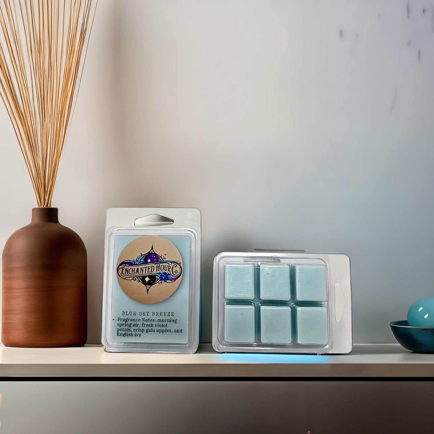 Blue Sky Breeze Wax Melts | Bath and Body Works Wax Melts | Fresh Linen & Sky Air Scent | Enchanted Hour Co.