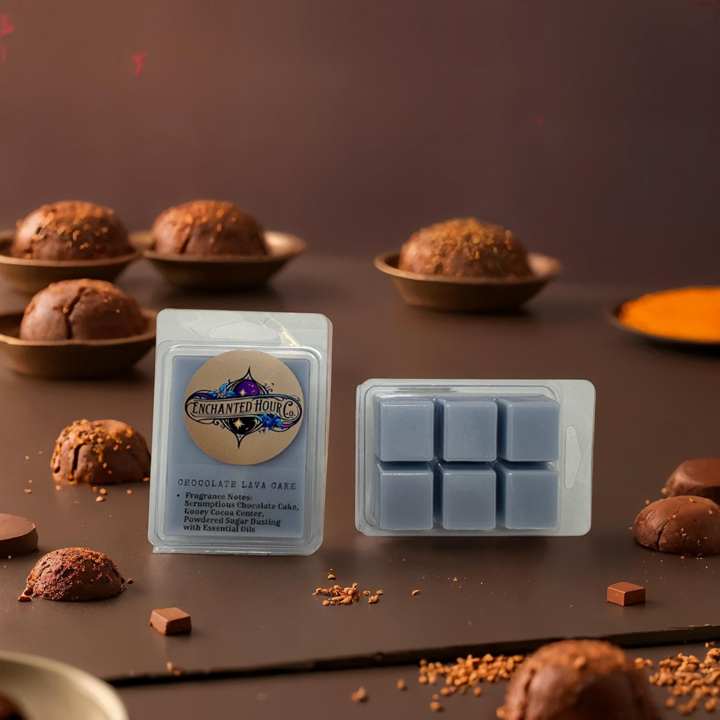 Chocolate Lava Cake Wax Melts | Bath and Body Works Wax Melts | Rich Chocolate & Gooey Fudge Scent | Enchanted Hour Co.