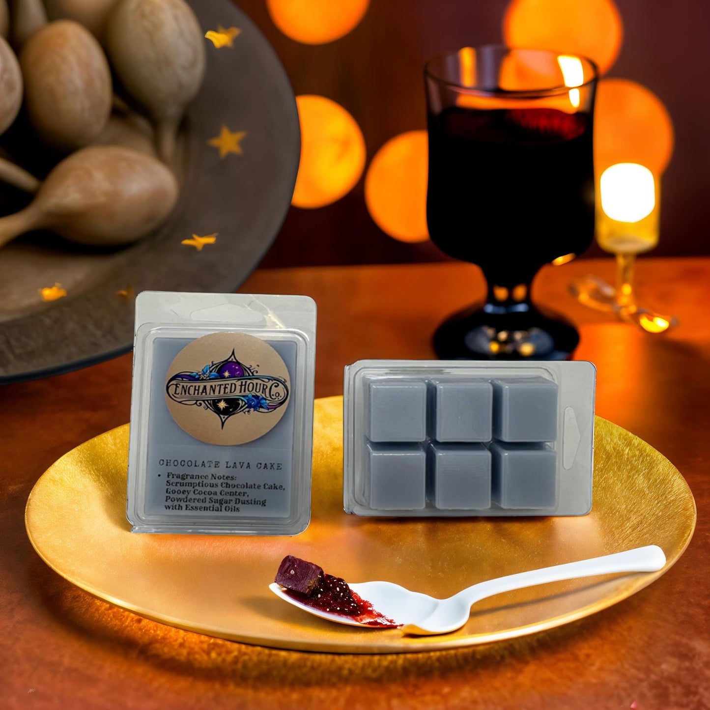 Chocolate Lava Cake Wax Melts | Bath and Body Works Wax Melts | Rich Chocolate & Gooey Fudge Scent | Enchanted Hour Co.