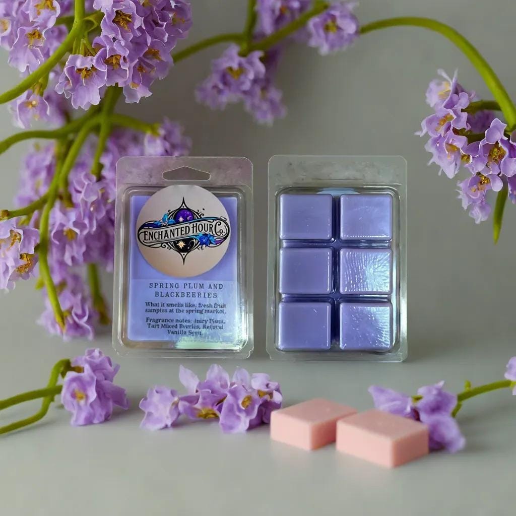 Spring Plum and Blackberries Wax Melts | Bath and Body Works Wax Melts | Fruity & Sweet | Enchanted Hour Co