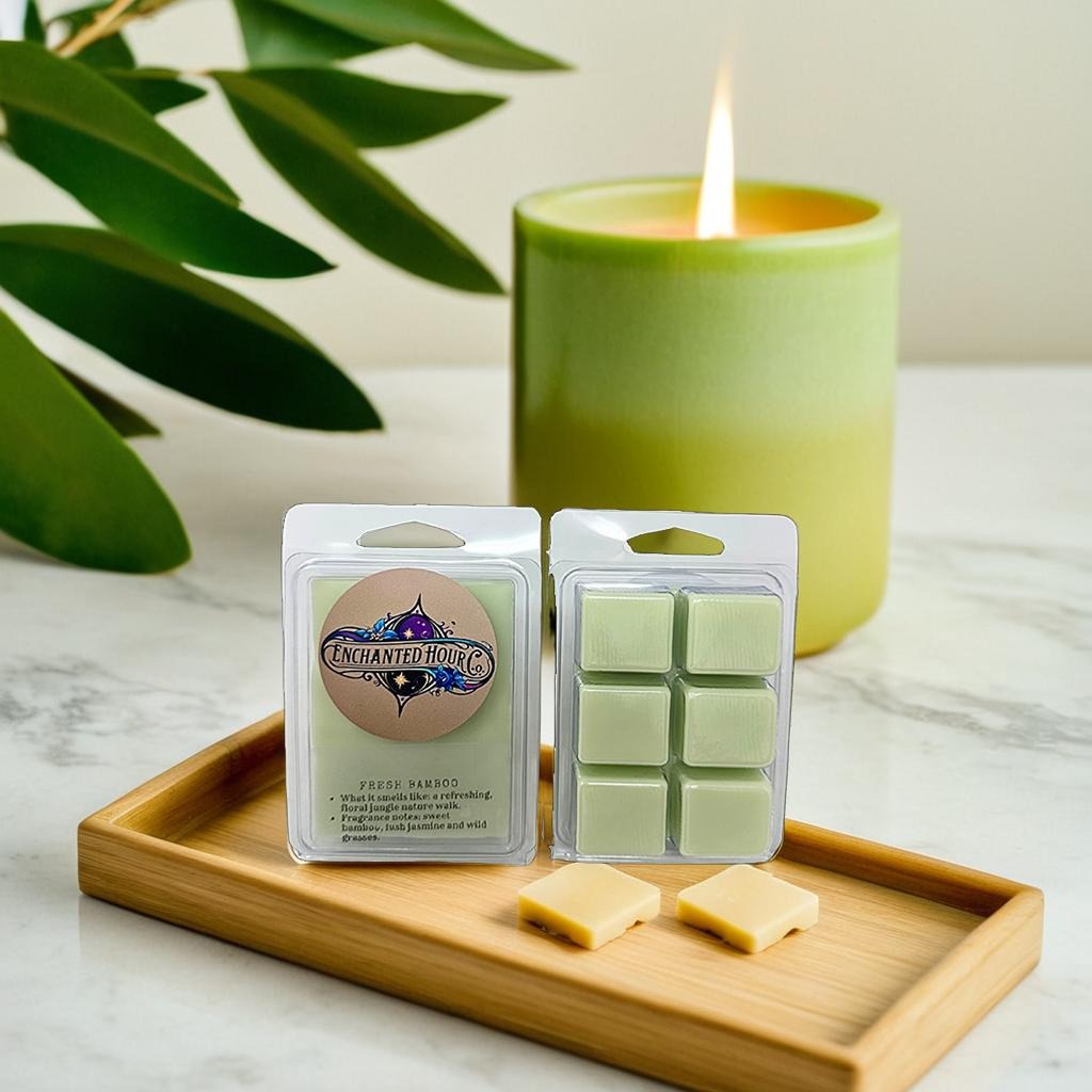 Fresh Bamboo Wax Melts | Bath & Body Works | Clean, Green, Calming Scent | Enchanted Hour Co