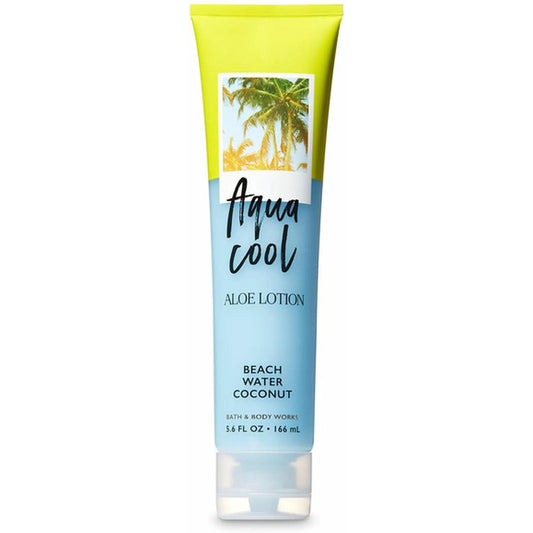 Bath & Body Works Aqua Cool Aloe Lotion Beach Water Coconut 