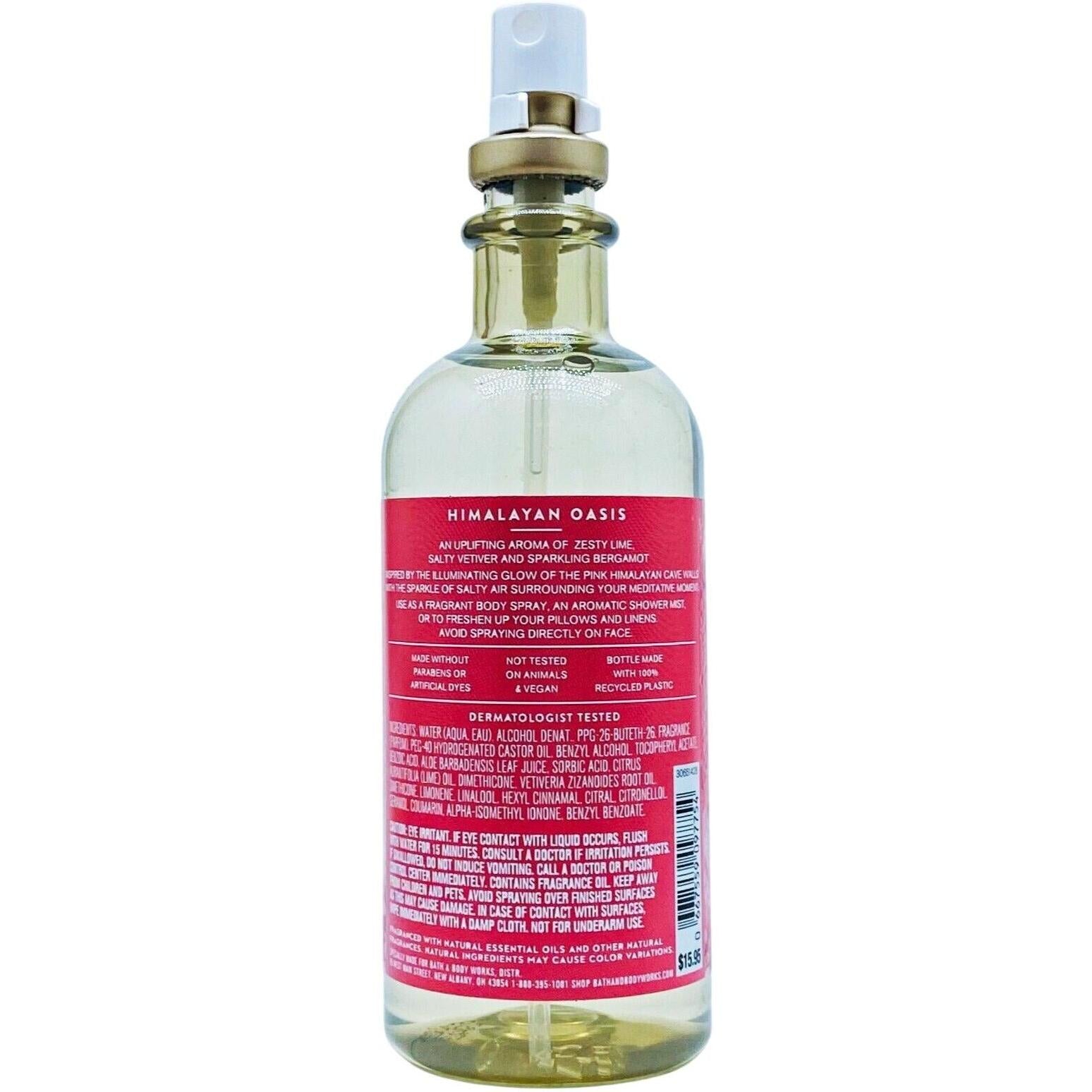 Bath & Body Works Aromatherapy HIMALAYAN OASIS Essential Oils Mist 