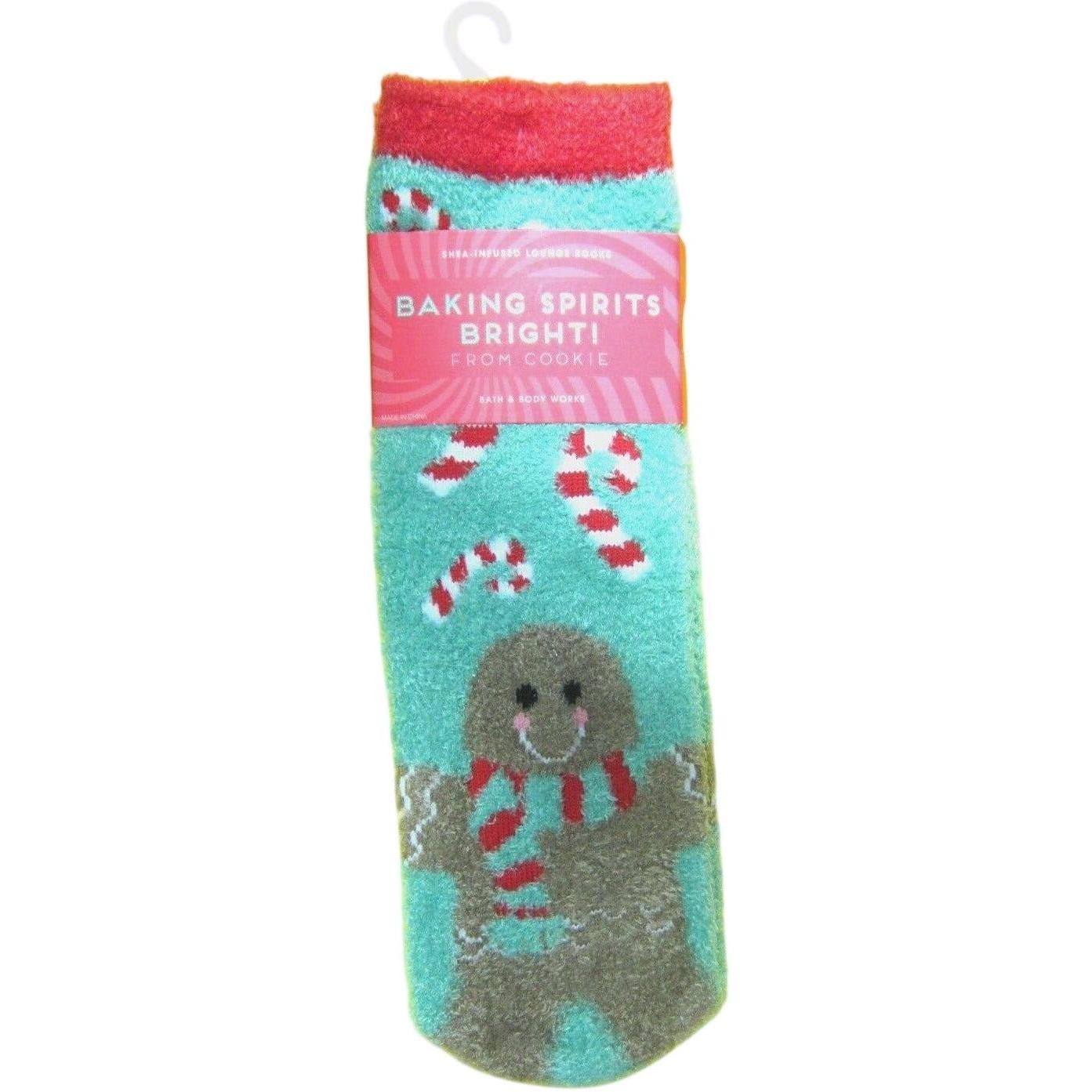 Bath & Body Works Baking Spirits Bright Shea-infused Lounge Socks 