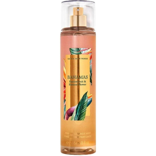 Bath & Body Works-Bath and Body Works Bahamas Passionfruit & Banana Flower Fine Fragrance Mist (8 FL OZ / 236 mL)-
