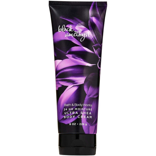Bath & Body Works-Bath and Body Works Black Amethyst Ultra Shea Body Cream (8 OZ / 226 g)-