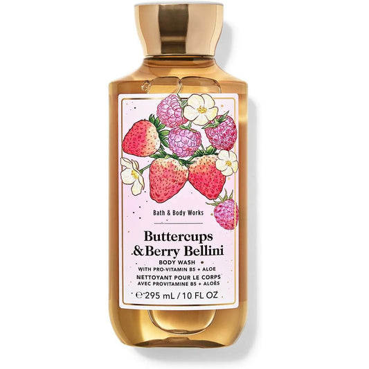 Bath & Body Works-Bath and Body Works Buttercups & Berry Bellini Shower Gel (10 FL OZ / 295 mL)-