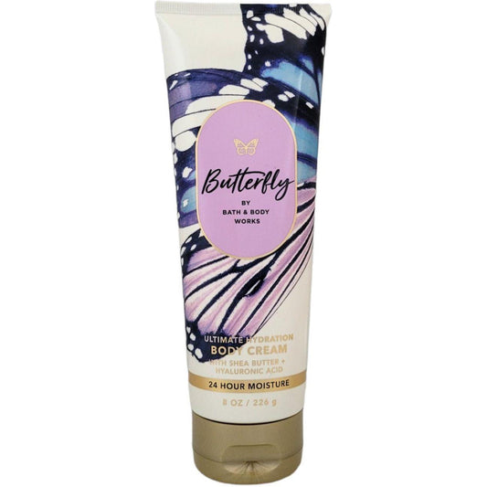 Bath & Body Works-Bath and Body Works Butterfly Ultimate Hydration Body Cream (8 OZ / 226 g)-