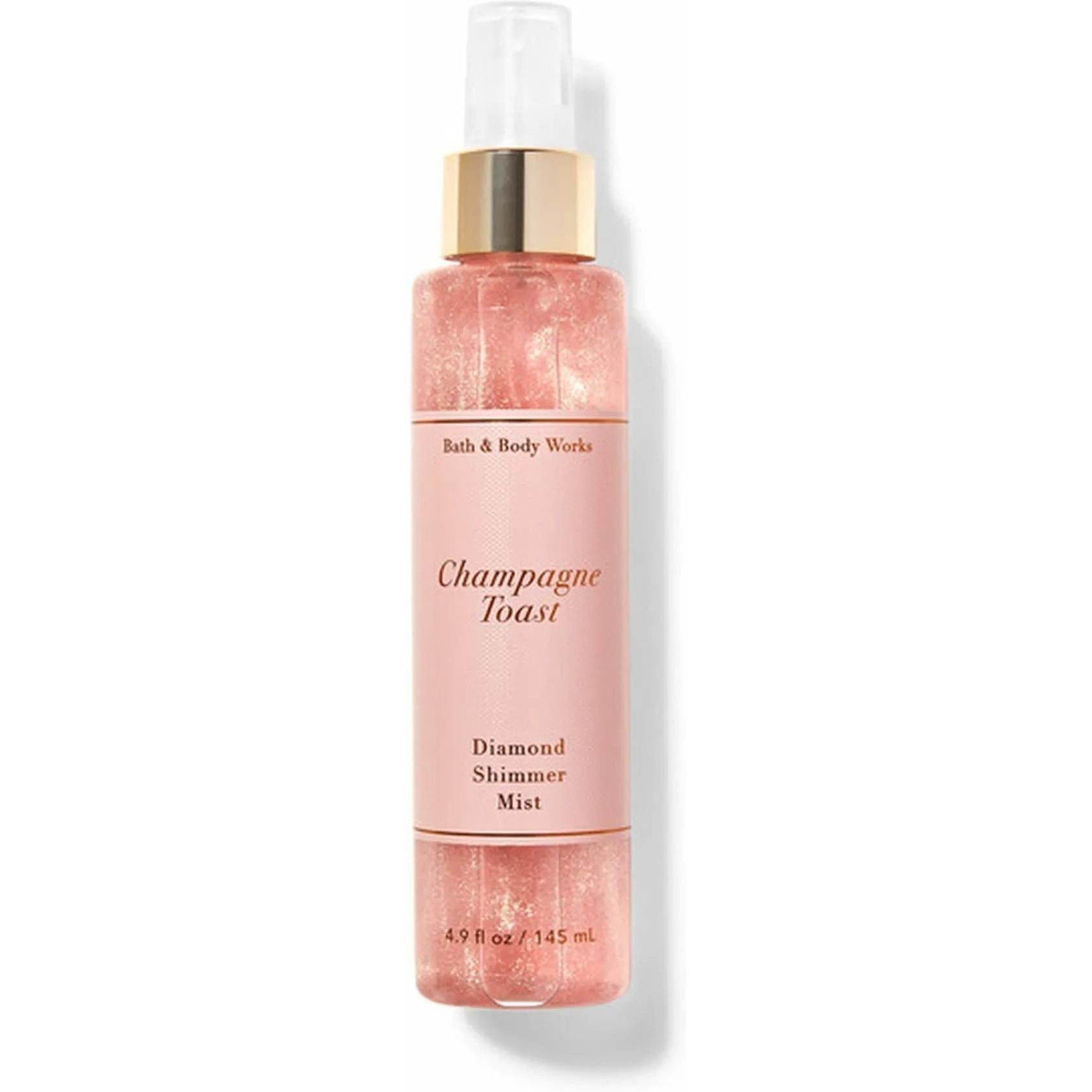 Bath & Body Works-Bath and Body Works Champagne Toast Diamond Shimmer Mist (4.9 fl oz / 145 mL)-