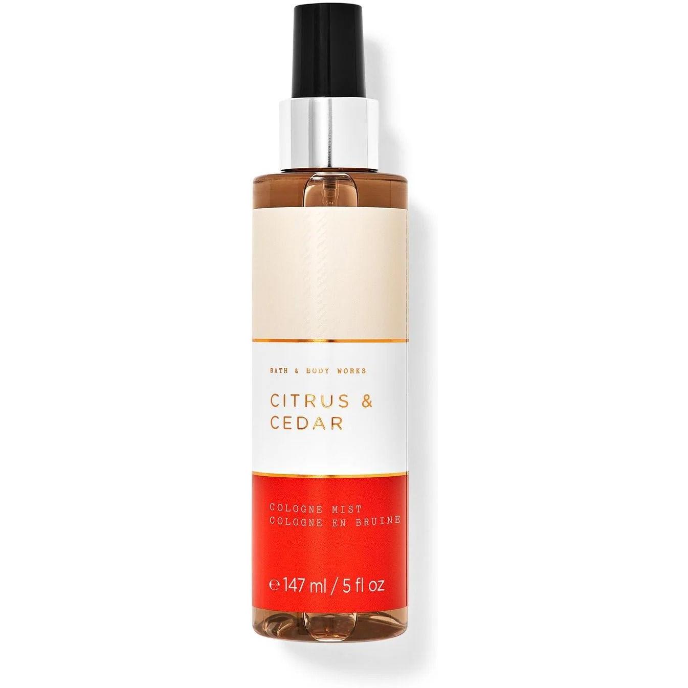 Bath & Body Works-Bath and Body Works Citrus & Cedar Cologne Mist (Men's Collection) 5 FL OZ / 147 mL-