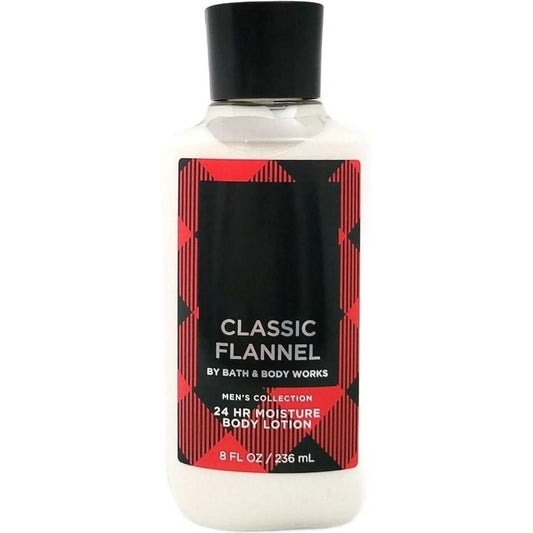Bath & Body Works-Bath and Body Works Classic Flannel Body Lotion (Men's Collection) 8 FL OZ / 236 mL-