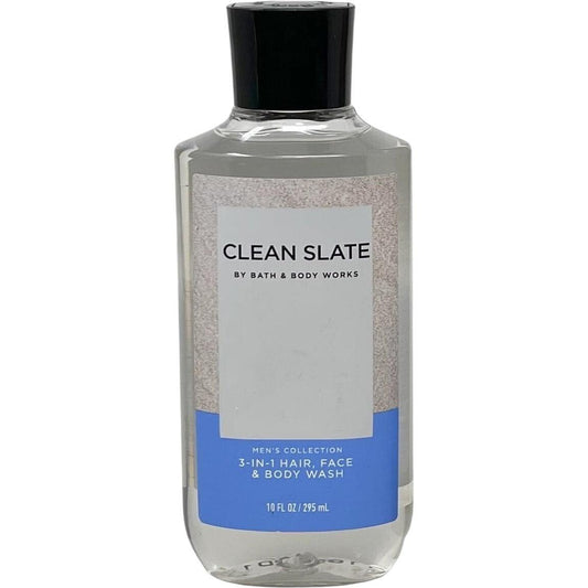 Bath & Body Works-Bath and Body Works Clean Slate 3-in-1 Hair, Face & Body Wash (10 FL OZ / 295 mL)-