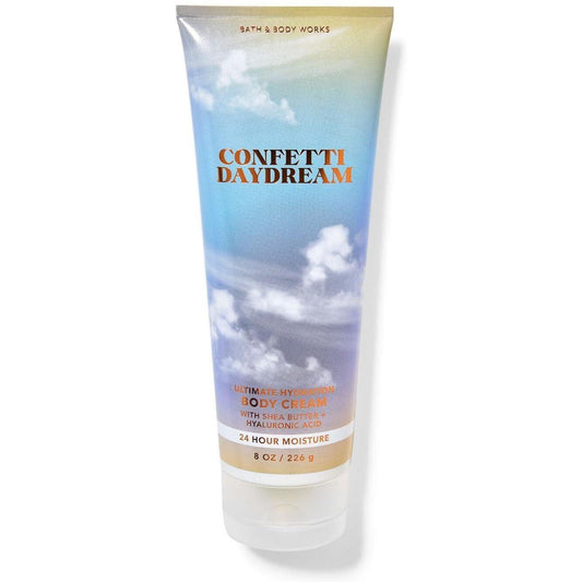 Bath & Body Works-Bath and Body Works Confetti Daydream Ultimate Hydration Body Cream (8 OZ / 226 G)-