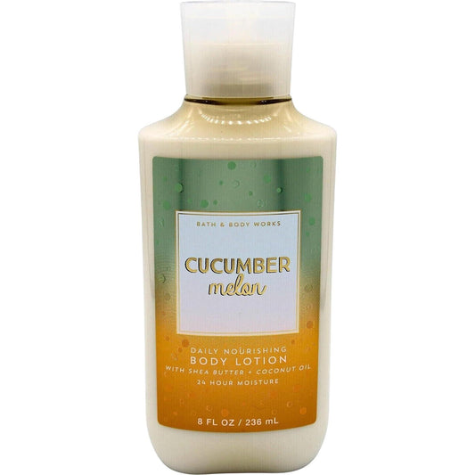 Bath & Body Works-Bath and Body Works Cucumber Melon Dasily Nourishing Body Lotion (8 FL OZ / 236 mL)-