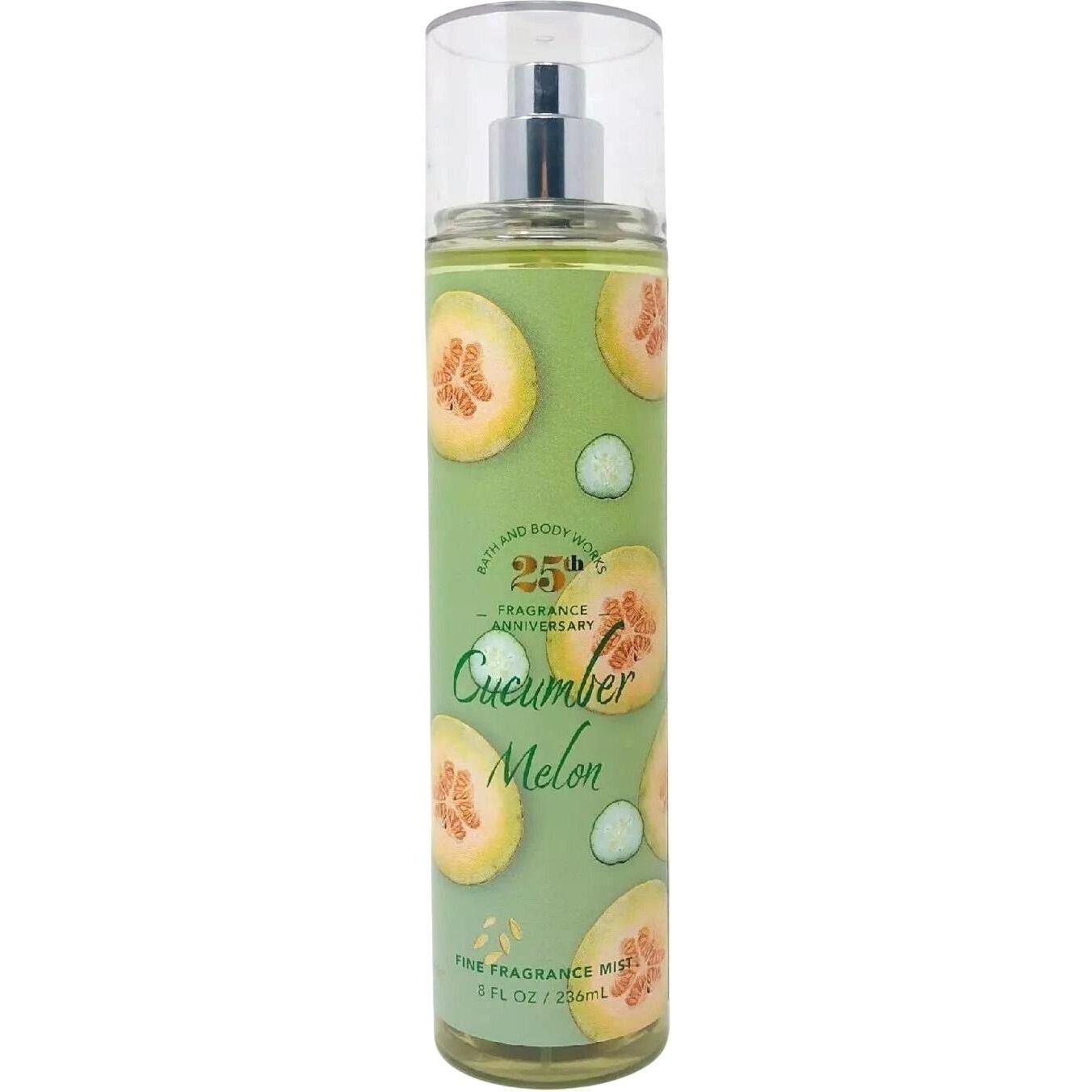Bath & Body Works-Bath and Body Works Cucumber Melon Fine Fragrance Mist (8 FL OZ / 236 mL)-