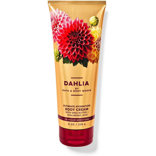 Bath & Body Works-Bath and Body Works DAHLIA Ultimate Hydration Body Cream (8 oz / 226 g)-