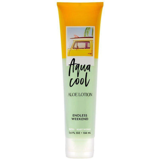 Bath & Body Works-Bath and Body Works Endless Weekend Aqua Cool Aloe Lotion (5.6 FL OZ / 166 mL)-