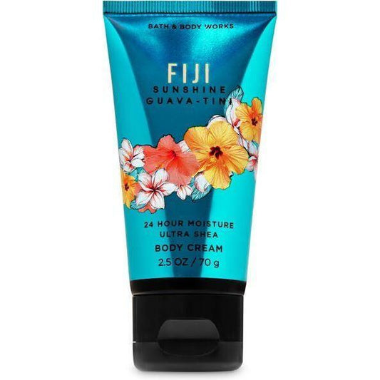 Bath & Body Works-Bath and Body Works Fiji Sunshin Guava-Tini Ultra Shea Body Cream (2.5 oz / 70 g)-