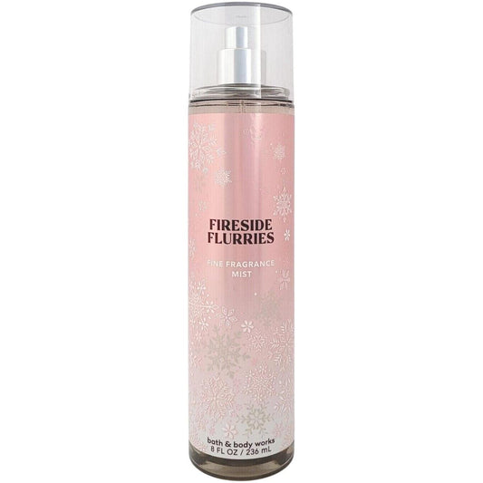 Bath & Body Works-Bath and Body Works Fireside Flurries Fine Fragrance Mist (8 FL OZ / 236 mL)-