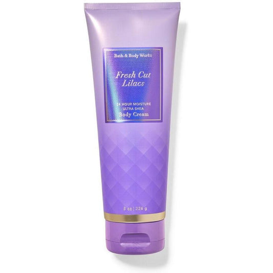 Bath & Body Works-Bath and Body Works Fresh Cut Lilacs Ultimate Hydration Body Cream (8 OZ / 226 g)-