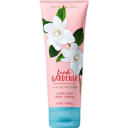 Bath & Body Works-Bath and Body Works Fresh Gardenia Ultra Shea Body Cream (8 OZ / 226 g)-