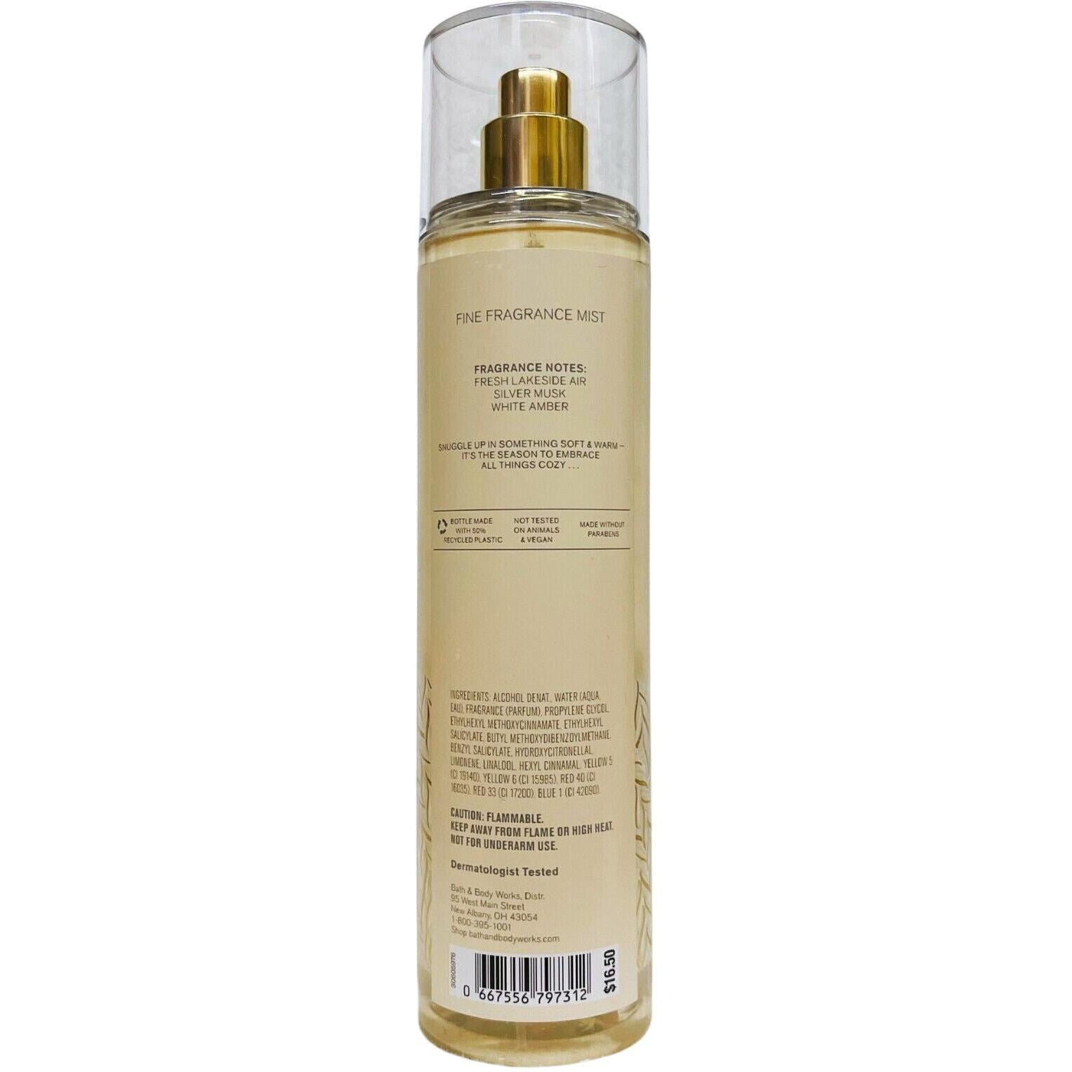 Bath & Body Works-Bath and Body Works Ivory Cashmere Fine Fragrance Mist (8 FL OZ / 236 mL)-