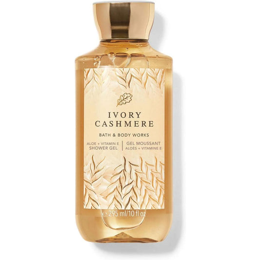 Bath & Body Works-Bath and Body Works IVORY CASHMERE Shower Gel (10 FL OZ / 295 mL)-