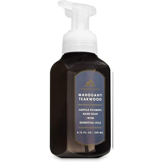 Bath & Body Works-Bath and Body Works Mahogany Teakwood Gentle Foaming Hand Soap (8.75 FL OZ / 259 mL)-