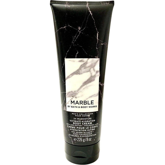 Bath & Body Works-Bath and Body Works Marble Ultimate Hydration Body Cream (Men's Collection) 226 g / 8 oz-