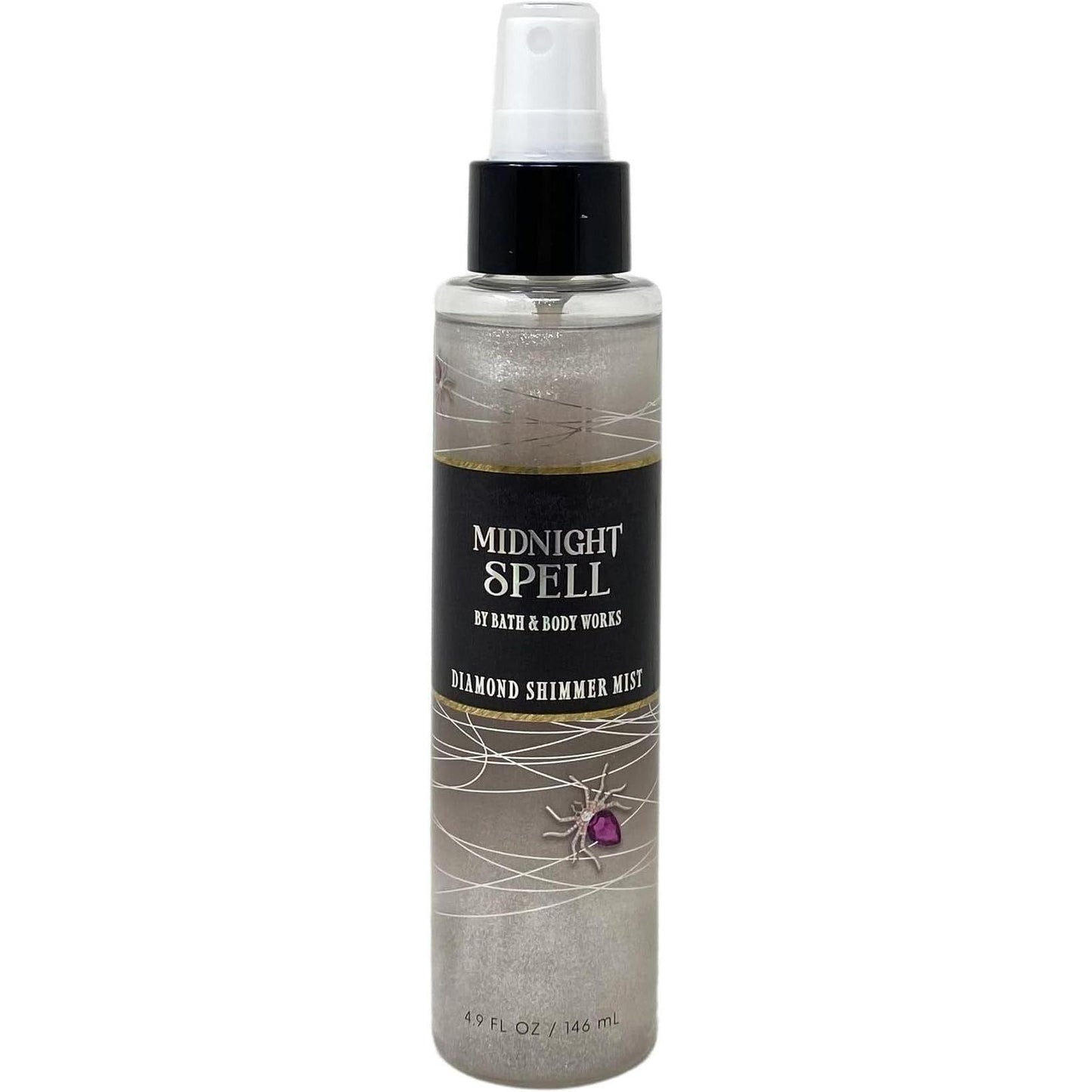 Bath & Body Works-Bath and Body Works Midnight Spell Diamond Shimmer Mist (4.9 FL OZ / 146 mL)-