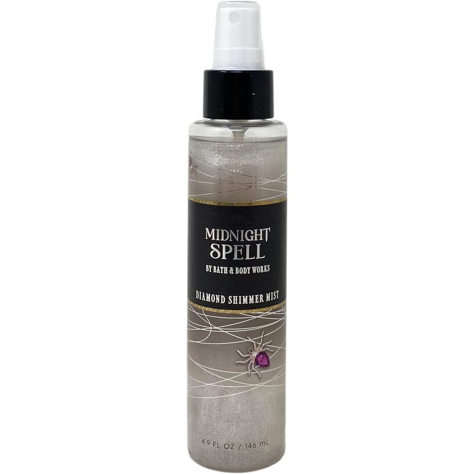 Bath & Body Works-Bath and Body Works Midnight Spell Diamond Shimmer Mist (4.9 FL OZ / 146 mL)-