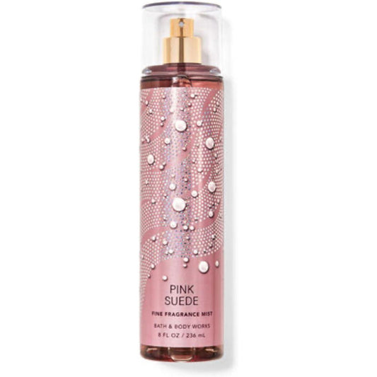 Bath & Body Works-Bath and Body Works PINK SUEDE Fine Fragrance Mist (8 FL OZ / 236 mL)-